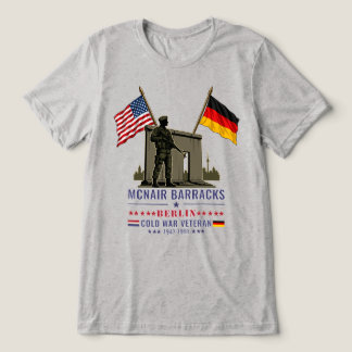 McNair-Kaserne Berlin Kalter Krieg Veteran Tri-Blend Shirt