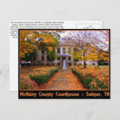 McNairy Landkreis Courthouse - Selmer, TN Postkarte (Vorne/Hinten)
