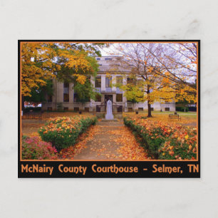 McNairy Landkreis Courthouse - Selmer, TN Postkarte