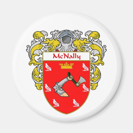 McNally Coat of Arms (mantled) Magnet (Vorne)