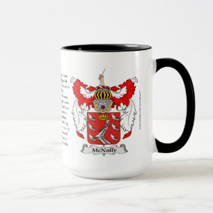 McNally Familien-Wappen Tasse