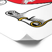 McNally Familienwappen Poster (Ecke)