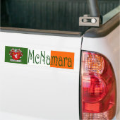 McNamara Coat of Arms Flag Autoaufkleber (Auf Lkw)
