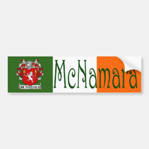 McNamara Coat of Arms Flag Autoaufkleber