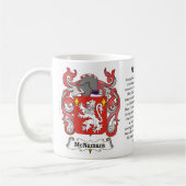 McNamara-Familien-Wappen Tasse (Links)