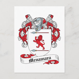 Mcnamara-Familienwappen Postkarte
