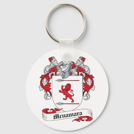 Mcnamara-Familienwappen Schlüsselanhänger (Vorderseite)