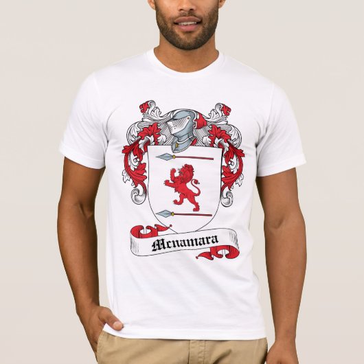 McNamara-Familienwappen T-Shirt (Vorderseite)