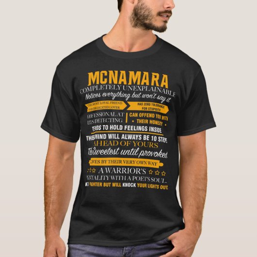 MCNAMARA völlig unerklärlich T-Shirt (Vorderseite)