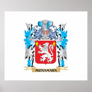 Mcnamara-Wappen - Familienwappen Poster