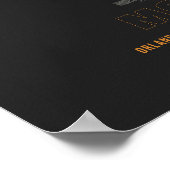 MCO - Orlando Airport Runway Diagramm Art Poster (Ecke)