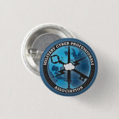 MCPA Blau-Knopf Button (Vorne & Hinten)