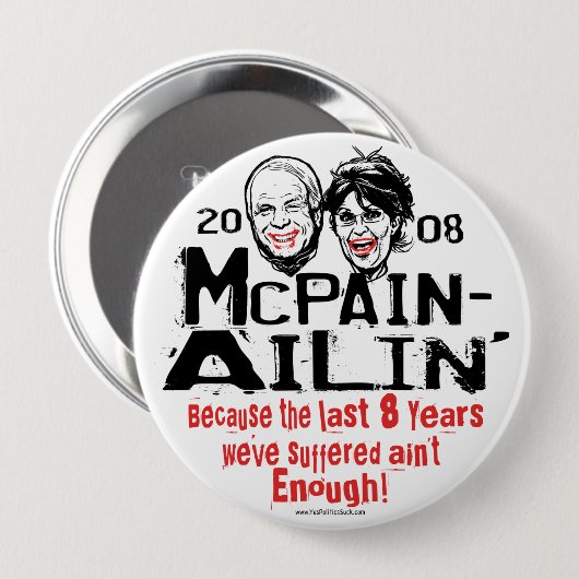 McPain Ailin 2008 Button (Vorne & Hinten)