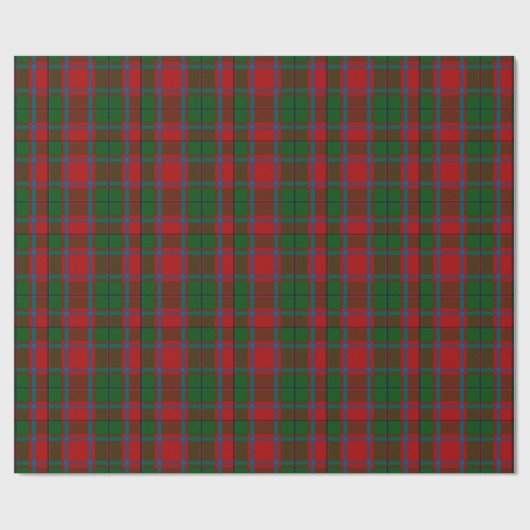 McPhail Clan Tartan Geschenkpapier (Flach)