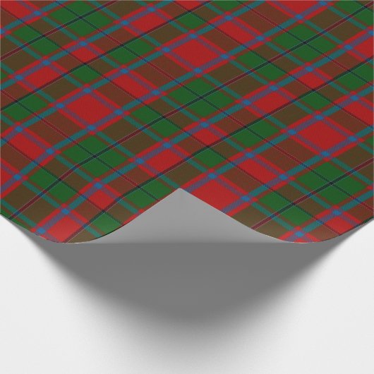 McPhail Clan Tartan Geschenkpapier (Ecke)