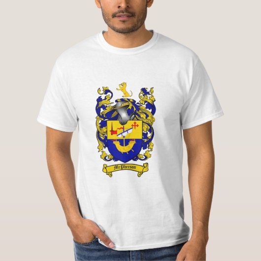 Mcpherson-Familienwappen - Mcpherson-Wappen T-Shirt (Vorderseite)