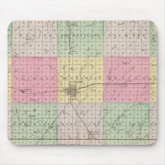McPherson Landkreis, Windows, Kansas Mousepad (Vorne)