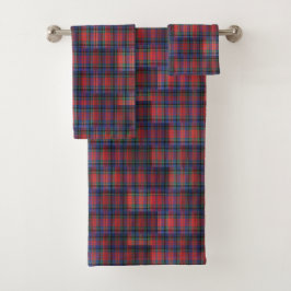 McPherson Tartan Pattern, Badhandtuch Set