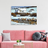 McPolin Farm in Park City, Utah Leinwanddruck (Insitu (Wohnzimmer))