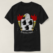McQueen Coat of Arms Familienwappen T-Shirt (Design vorne)