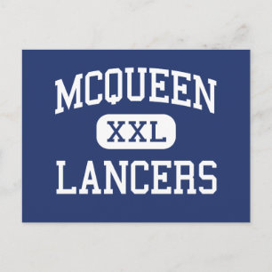 McQueen - Lancers - High School - Reno Nevada Postkarte