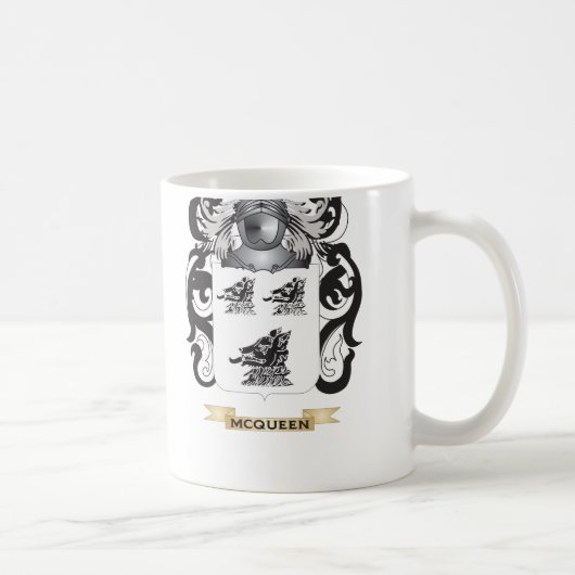 McQueen-Wappen (Familienwappen) Kaffeetasse (Rechts)