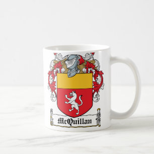 McQuillan Familienwappen Kaffeetasse