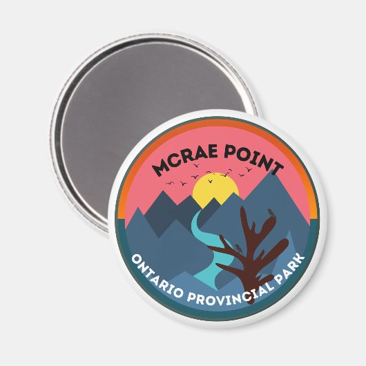 Mcrae Point Ontario Provincial Park Magnet (Vorderseite/Rückseite)