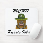 MCRD Parris Insel-Teufel-Hund Mousepad (Mit Mouse)