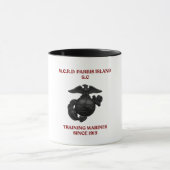 MCRD Parris Island Training Marines Since 1915  Tasse (Zentrum)