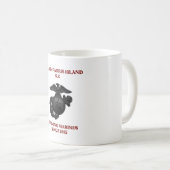 MCRD SanDiego CaliforniaTraining Marine Since 1948 Kaffeetasse (VorderseiteRechts)