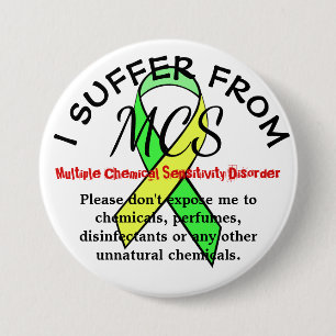 MCS-Bewusstsein und warnender Knopf Button