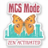 MCS-Modus für das multipler chemischer Empfindlich Aufkleber (Vorderseite)