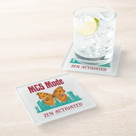 MCS-Modus für das multipler chemischer Empfindlich Glasuntersetzer (Schrägansicht)