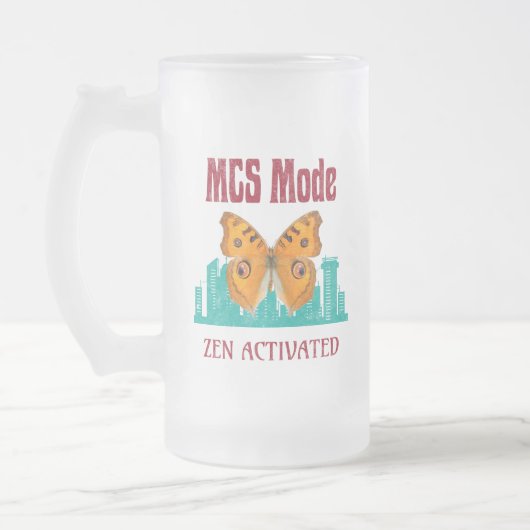 MCS-Modus für das multipler chemischer Empfindlich Mattglas Bierglas (Links)