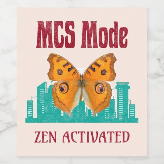 MCS-Modus für das multipler chemischer Empfindlich Weinetikett (Einzelnes Label)