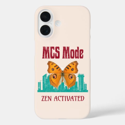 MCS-Modus Zen Aktiviert Schmetterlingsbewusstsein Case-Mate iPhone Hülle (Rückseite)