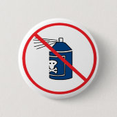 MCS Warnhinweis zu multipler chemischer Empfindlic Button (Vorderseite)