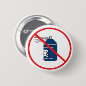 MCS Warnhinweis zu multipler chemischer Empfindlic Button (Vorne & Hinten)