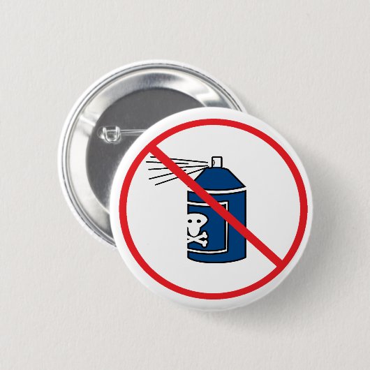 MCS Warnhinweis zu multipler chemischer Empfindlic Button (Vorne & Hinten)