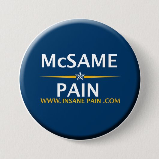 McSame - Schmerz Button (Vorderseite)