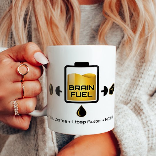 MCT Coffee Butter Recipe Focus Battery Kaffeetasse