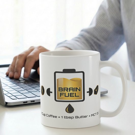 MCT Coffee Butter Recipe Focus Battery Kaffeetasse