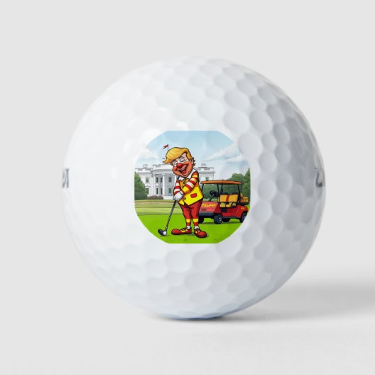 McTrump macht sich das Leben Golfball (Vorderseite)