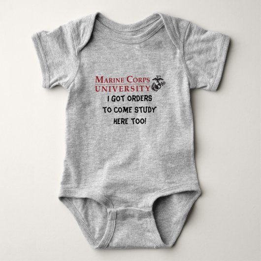 MCU One-Piece Baby Strampler (Vorderseite)