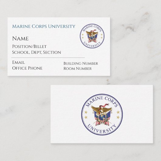 MCU-Visitenkarten Visitenkarte (Vorne/Hinten)