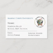 MCU-Visitenkarten Visitenkarte (Vorderseite)