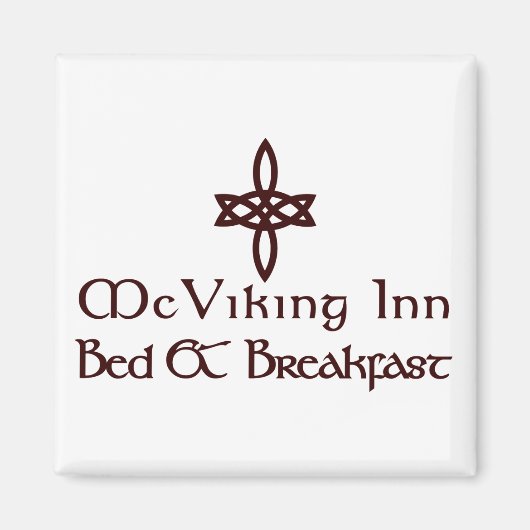 McViking Inn Bed & Breakfast Magnet (Vorne)