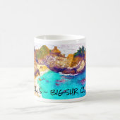McWAY FALLS ~ BIG SUR  CA Mug Kaffeetasse (Mittel)
