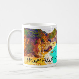 McWAY FALLS ~ BIG SUR  CA Mug Kaffeetasse
